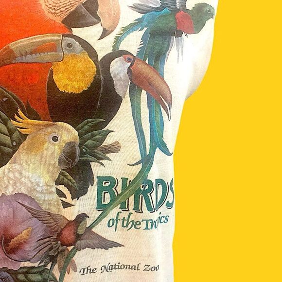 Birds of the Tropics Sleeveless Crewneck T-shirt - Picture 3 of 4